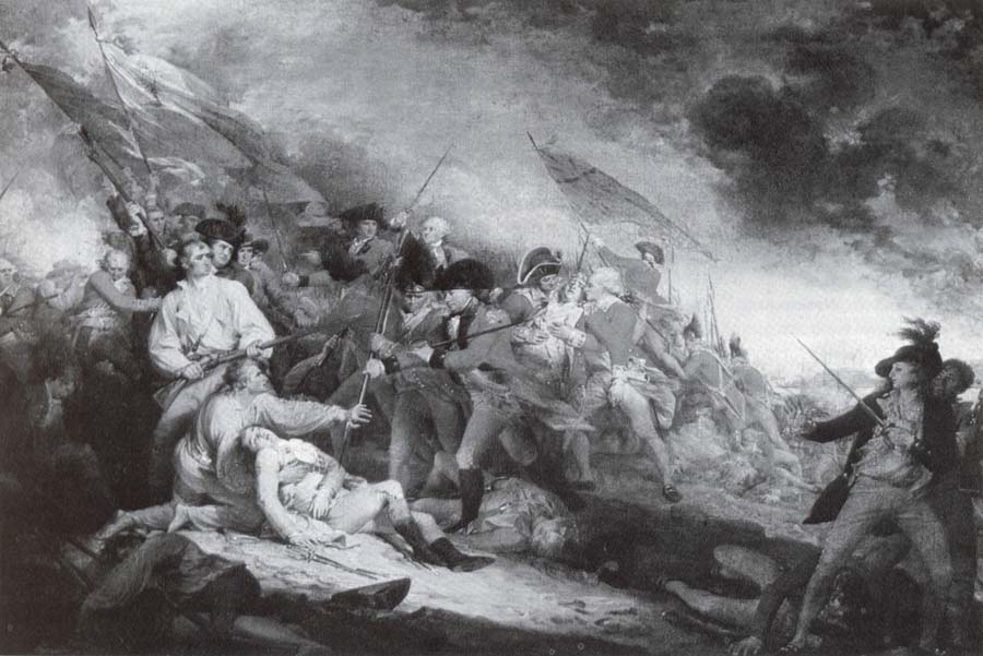 Tod des General Warren in der Schlach von Bunker-s Hill